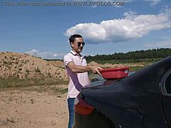 Naked Men Wash Car and End with Gay Jerk Off Huge Cumshot