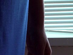 oh wow, golden rain dripping from that wet pussy is unreal!