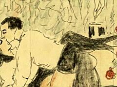 Vintage Erotic Art in Classic Style