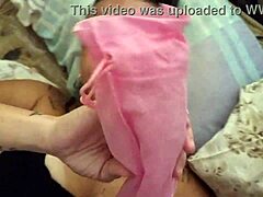 Amateur Couple: She Provokes Him, He Fucks Her Pussy On Pole And Cums Inside