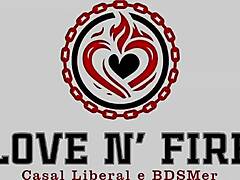 Amateur Couple: She Provokes Him, He Fucks Her Pussy On Pole And Cums Inside