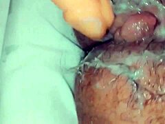 gay friend gives ass to redhead