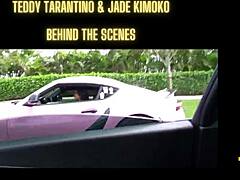 Petite Asian slut loses race, takes fat cock in tight pussy