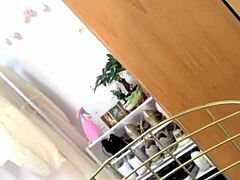 hot girl shows off massive cock in steamy live stream action