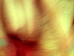 solo british slut masturbates her hairy cunt with dildo to orgasm 😩