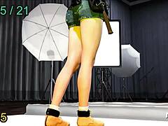 Fashionbusiness E2 24 - First Time Pole Dancing in 3D