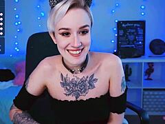 Cute tomboy gets wet masturbating on live cam