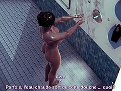 Big tits in the shower!