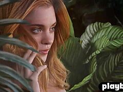 Uhh, hairy redhead celeste rasmussen got naked, showin’ off curvy bod!