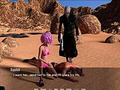 Epic Adventure Through Spacetime Episode 47 with Bending and Doggystyle Action in the Game World