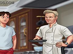 summertimesaga episode e3 features great working tool with milf in 69 at work