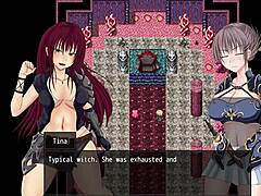 Tina, the swordswoman of the Scarlet Prison, an anime RPG game