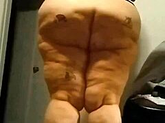 Slo motion bbw ass worship