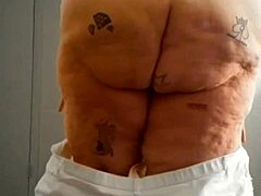 Slo motion bbw ass worship