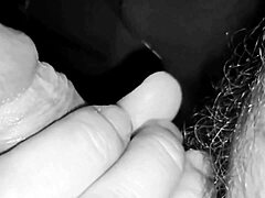 Slut wife with big ass sucks dick in home video