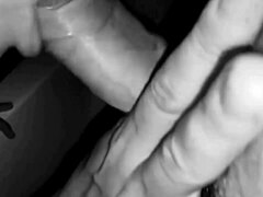 Slut wife with big ass sucks dick in home video