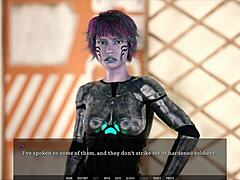 Big tits bouncing while getting fucked in 3D game called Tales from the unending void