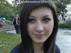 i love showing my nice tits in public streets