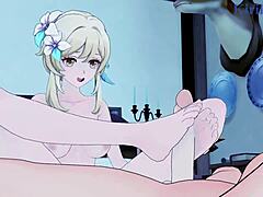 Lumine And Keqing Engage In Intense Creampie Sex With Aether In 3D Genshin Impact Hentai Animation