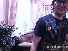 Valentina Bianco Nerd Gets Spunk All Over Her Face In POV