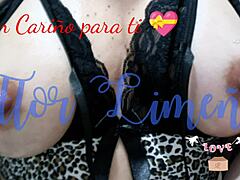 Peruvian Gift For Love Day With Oiled Boobs And Dildo