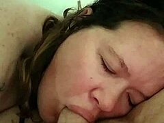 Slutslave1975 Relishes Sucking Hard Cock in Retro Action