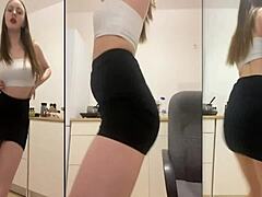 Hey check out this sexy dance show from the webcam girl