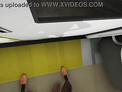 ochako gets wild fucking in metro hentai full video!