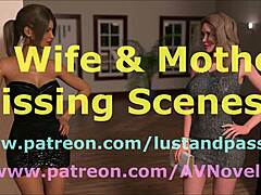 wife and stepmother play game with big ass in missing scenes