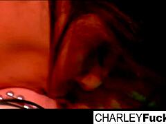 charley bangs her sexy brunette girlfriend with passion