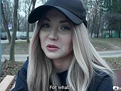 Blonde pickup loves riding hard cock