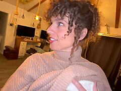 Stepmom hooks up for stepsons FIRST PUBLIC BATHROOM FUCK.