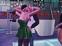 horny stepsister fucked by stepbrother and stranger