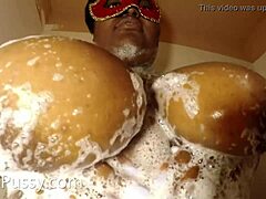 Check Out This Ebony BBW Squirting During Masturbation