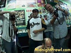 candy sweet banged outdoors in wild gangbang