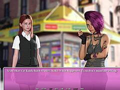 Hey, wanna meet this hot smoking emo with tattoos in the city game?