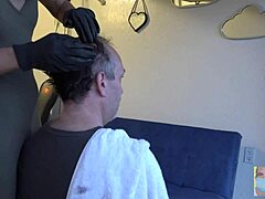 dying his hair brown, just a cute gay couple moment! 😊