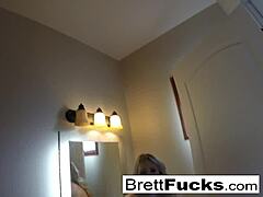 Busty Brett Rossi Teases in Motel Room