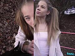 Public Agent - Petite Spanish 18yo Teen Struggles With Maths But Takes Thick Cock In Creamy Pussy Outdoors