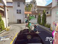 vtuber lewdneko plays overwatch gets spanked 😏