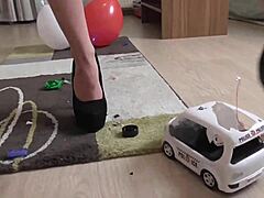 lezdom and femdom with princess kirstin ruling over cum-drenched ass play