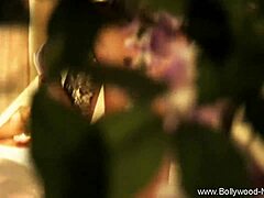 Exotic Bollywood brunette undresses sensually