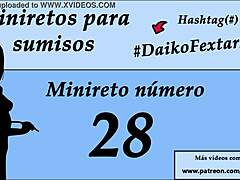 European shemale gives jerk off instructions to obedient subs.