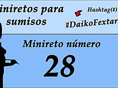 European shemale gives jerk off instructions to obedient subs.