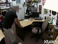 good young 18+ amateur feels intense pleasure humping in missionary position during tight pussy contest game