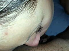 Girlfriend Licks Pussy While Neighbor Lies Next To Us