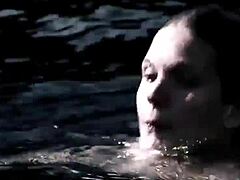 Supernatural Sexy Bikini Girl Swimming And Showing Off Her Natural Tits In The Pool