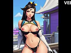 Check out these Overwatch inspired babes in anime style