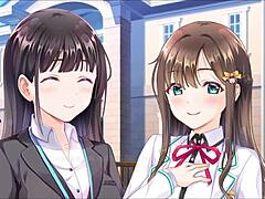 This secret kiss in bed leads to sweet fingering.