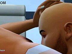 Liberty Lee In Sims 4 Wedding Bride Gets Bold Cumshot From Groom